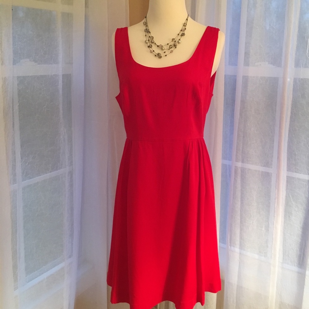 Forever 21 Red Sundress Women’s Size Medium Fit Flare Mini Dress Lined